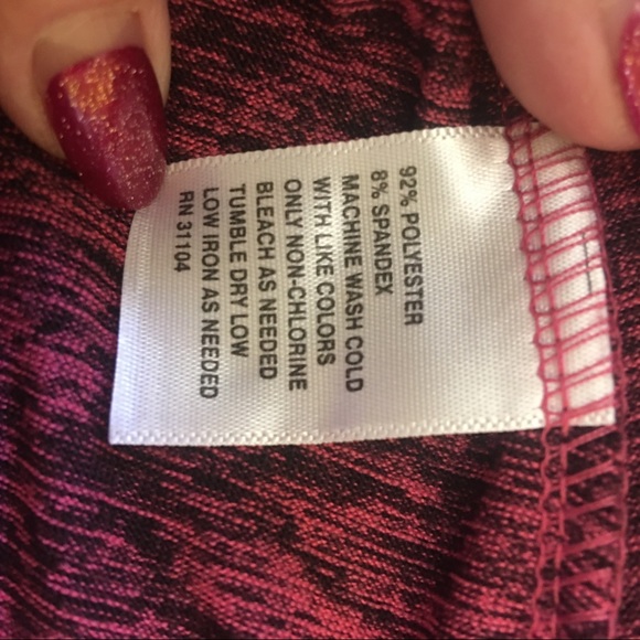 NWOT Zelos burgundy half zip quick dry pullover active top Size L - Picture 7 of 11
